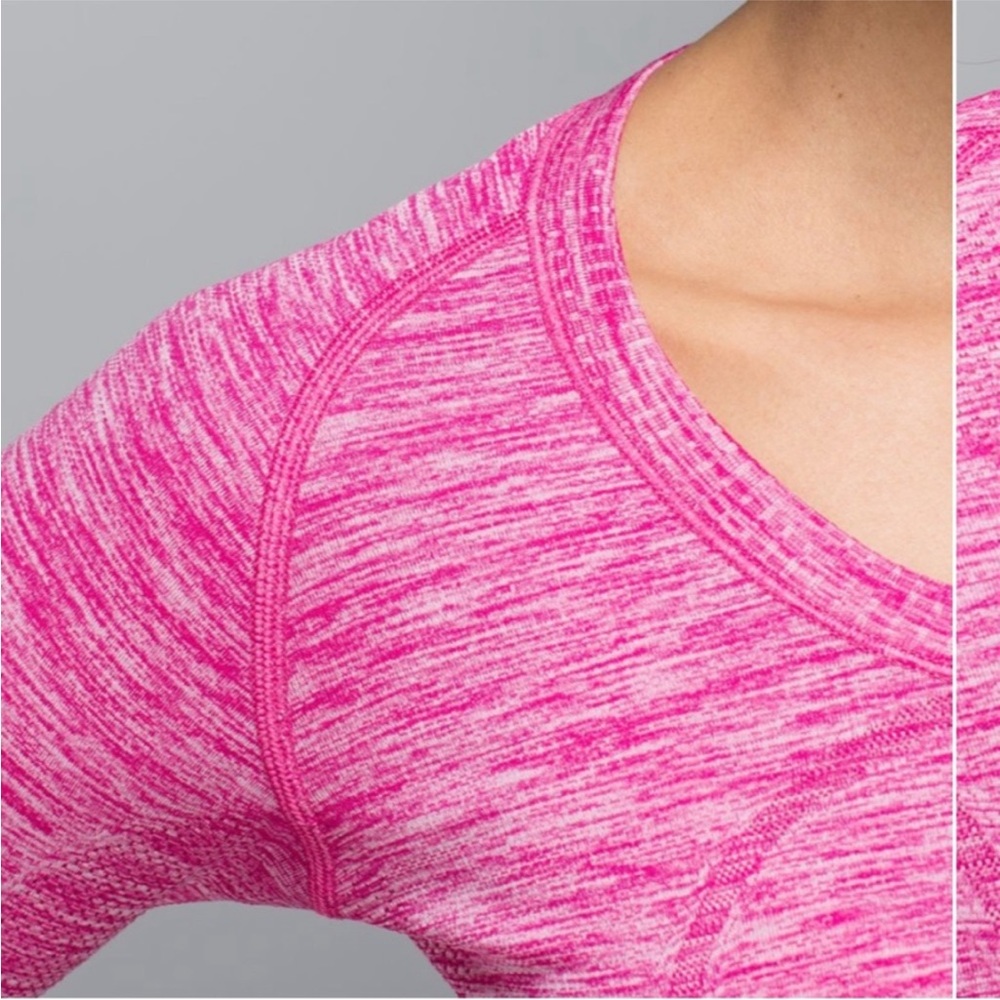 Lululemon Swiftly Run Tech Ls Color: Geatgered Je… - image 4